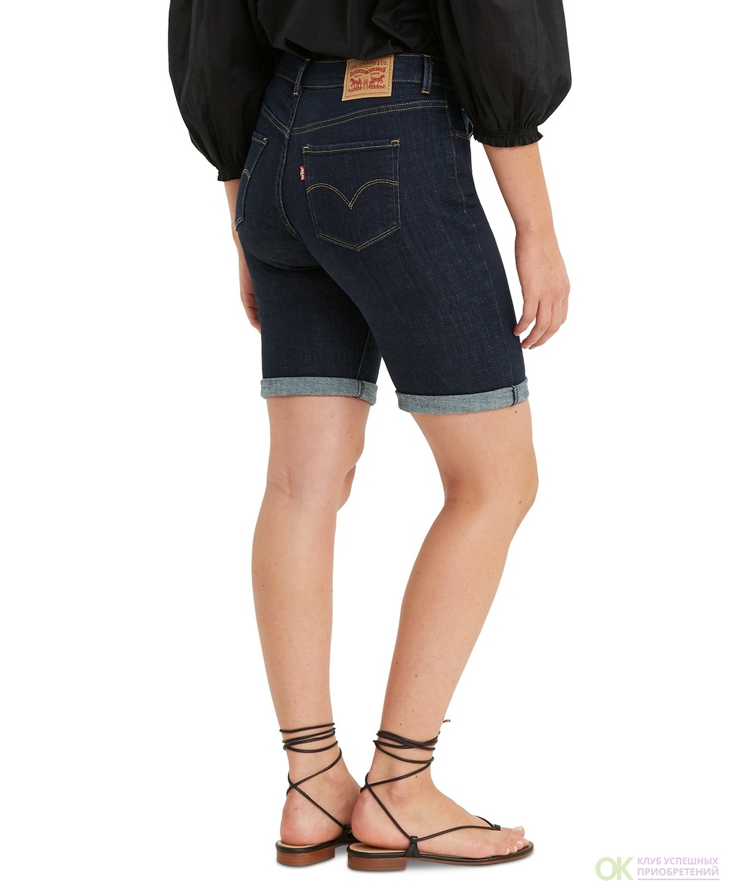 levi's women's denim bermuda shorts