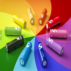 ЭКО_Батарейка AA (пальчиковая) Xiaomi Rainbow Colors (10 штук) 