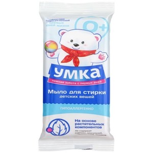 Мыло детское для стирки детских вещей УМКА, 100г*48