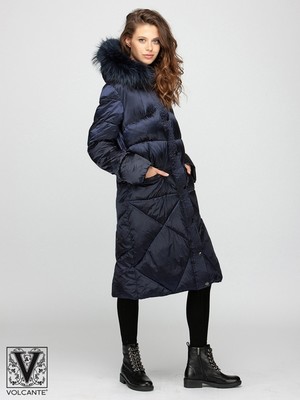 VLF 190116 - blue night Пальто утепленное женское