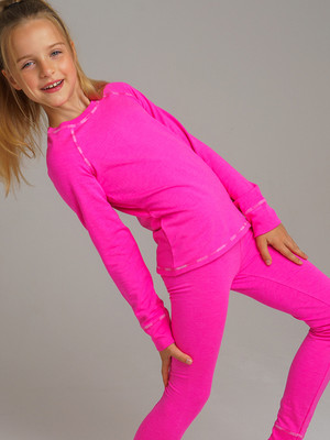 Термокомплект трикотажный для девочек: брюки, толстовка, для эпизодическиого использования