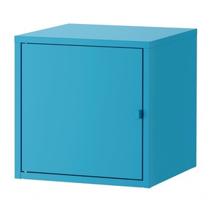 LIXHULT ЛИКСГУЛЬТ, Шкаф, металлический/синий, 35x35 см