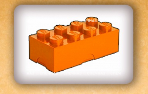 Брендированное печенье Лего-1 40мм