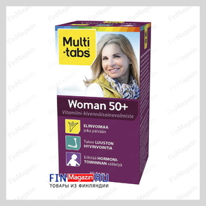 Мультивитаминный-минеральный комплекс для женщин Woman 50+ 60 таблеток Multi-Tabs