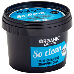 Organic Shop Шампунь-глина д/волос 100мл So clean густой очищающий