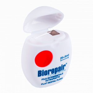 Нить зубная BioRepair Filo Non Cerato Ultrapiatto, чувст. десен, невощеная, ультра-плоская 30м (GA1380800)