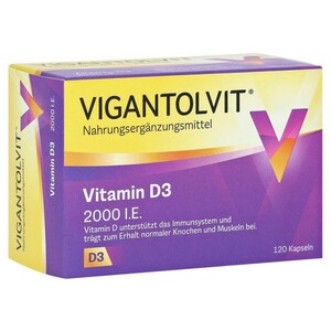 Vigantolvit 2.000 I.E. Vitamin D3 (120шт.)