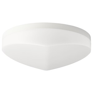 SVALLIS СВАЛЛИС, Светодиодный потолочный светильник, белый, 27 см