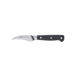 8658 GIPFEL Нож для чистки овощей изогнутый NEW PROFESSIONAL 6,5см. Материал лезвия: сталь X50CrMoV15. Материал ручки: стеклотекстолит G10. Толщина: 1,8мм. Цвет ручки: черный