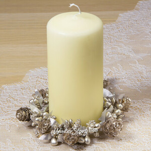 Украшение для свечи Перламутровый Венец 10 см (Swerox)