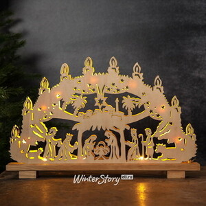Светильник-горка Christmas Story 45*29 см, 10 LED ламп (Star Trading)