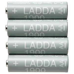 LADDA ЛАДДА Аккумуляторная батарейка, HR06 AA 1,2 В1900 мА•ч