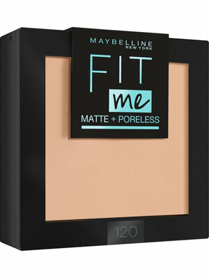 Maybelline New York / Пудра для лица "Fit Me", матирующая, скрывающая поры, 9 г тон - 130 кремовый