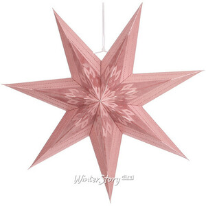Подвесная звезда Рошато 45 см розовая (Edelman)