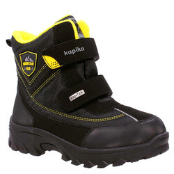 Kapika 42409-2 Обувь с мембраной Черный Желтый мальч. 26-30