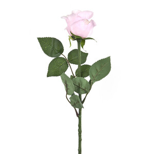 Цветок искусственный (на ножке) "Роза розовая" h=54см.(real touch) (min33) (транспортная упаковка) (арт. 9180073)