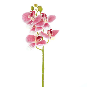 Цветок искусственный (на ножке) "Орхидея розовая" h=70см.(real touch)(min33) (транспортная упаковка) (арт. 9180082)