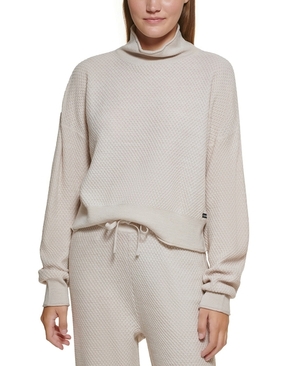 Calvin Klein Jeans Honeycomb Funnel-Neck Sweater