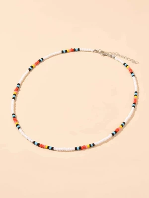 Colorful Beaded Necklace SKU: rw2108272094916175