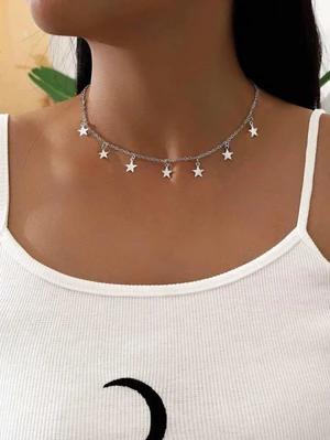 2pcs Star Decor Chain Necklace