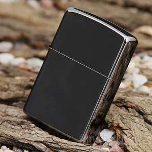 Зажигалка Zippo с покрытием Black Ice, латунь/сталь, чёрная, глянцевая, 36х12х56 мм, шт