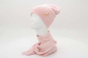 L&D 6294(6) Комплект/д (шапка/косынка) Розовый светлый жен. 56-58