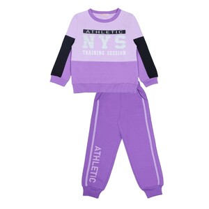 Комплект для девочки(кофта,брюки) BK1500K,BK1500B фиолетовый