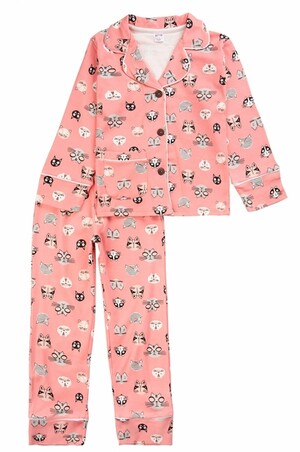 Пижама для девочки OP1272 коралловый
