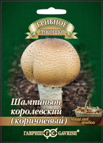 Мицелий Шампиньон Коричневый на зерновом субстрате, 15мл, Гавриш