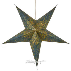 Звезда из бумаги Инфинити 75 см синяя с золотым (Edelman)