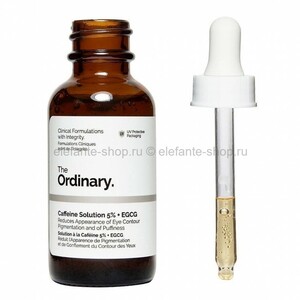 Сыворотка для ухода за кожей вокруг глаз The Ordinary Caffeine Solution 5% + EGCG, 30 мл (125)