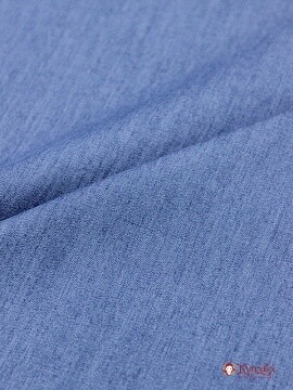 Сорочечная джинсовая ткань цв.Сине-голубой, шир.1.48м, хлопок-95%,п/э-5%, 137гр/м.кв