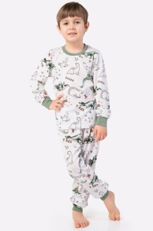 Пижама для мальчика BK1672PJ серый меланж