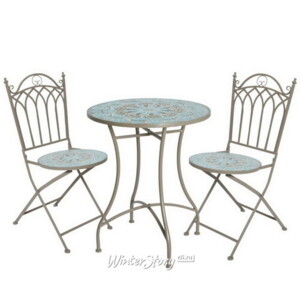 Комплект садовой мебели Лионель: 1 стол + 2 стула (Kaemingk)