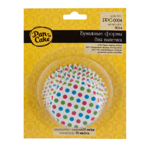 "Pan-Cake" PPC-0004 Бумажные 5 см 12 x 5 x 3.5 см 50 шт. СК/Распродажа