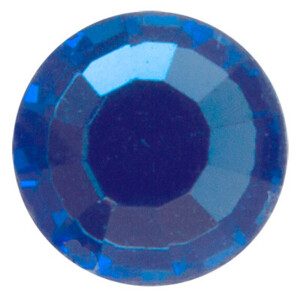 Страз клеевой "Zlatka" ZBS SS30/24 цветные 6.5 мм стекло 24 шт в пакете с еврослотом синий (Sapphire)