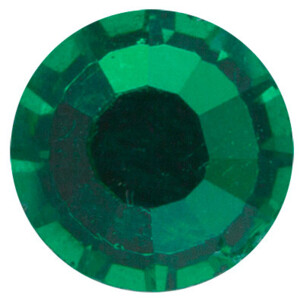 Страз клеевой "Zlatka" ZBS SS16/48 цветные 3.9 мм стекло 48 шт в пакете с еврослотом изумруд (emerald)