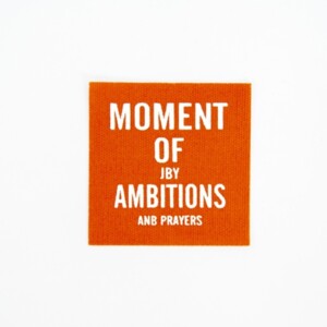 Нашивка Moment of ambitions 4,5*4,5 см цвет оранжевый