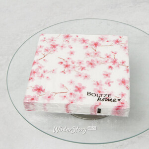 Бумажные салфетки Sakura 17*17 см, 20 шт (Boltze)
