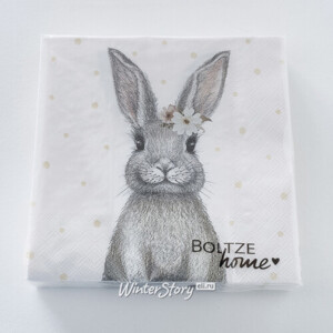 Бумажные салфетки Кролик Элайза 17*17 см, 20 шт (Boltze)