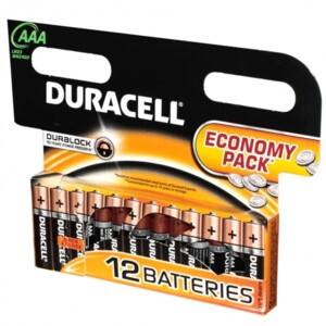 Батарейки Duracell Коробка мезинчик  12 шт
