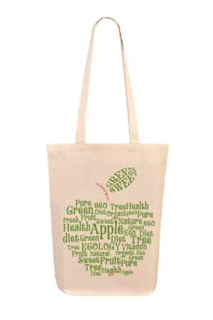 Хлопковая сумка "Яблоко"