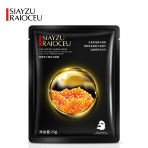  Siayzu Raioceu Тканевая маска для лица с экстрактом красной икры Gold Caviar Mask, 25г