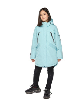 КМ1184 куртка межсезонная для девочки темно-синий
