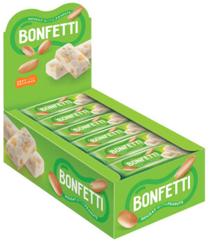 Батончик Bonfetti, 25 г (упаковка 18 шт.)