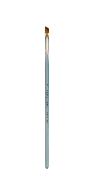 Кисть синтетика "VISTA-ARTISTA" 50234-02 плоская со скосом 10 шт короткая ручка №02