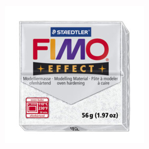 "FIMO" Effect полимерная глина 57 г 8020-052 белый металлик