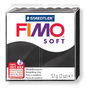 "FIMO" Soft полимерная глина 57 г 8020-9 черный