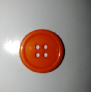 Пуговица цвет оранжевый диаметр 2см