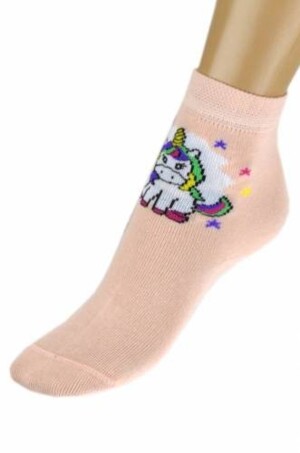 Para-Socks N1D79(2) Носки с рисунком Розовый дев. 10-24